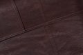 Dark brown stitched leather background. Royalty Free Stock Photo