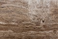 Dark brown travertine stone texture. Natural stone abstract background.