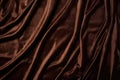 dark brown velvet under dim light for softness Royalty Free Stock Photo