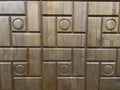 dark brown wood floor tiles seamless pattern texture Royalty Free Stock Photo
