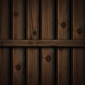 Dark Brown Wooden Fence Texture Royalty Free Stock Photo