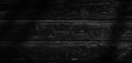 Dark burnt wooden wall. Wide panoramic black background with space for design. Web banner, website header Royalty Free Stock Photo