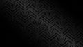 Dark charcoal grey abstract geometric pattern of interlocking chevron and triangular shapes with a subtle gradient effect creating Royalty Free Stock Photo