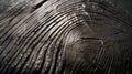 Dark Charred Wood Texture with Natural Grain and Cracked Details for Rustic Background Design Projects Royalty Free Stock Photo