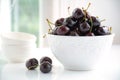 Dark cherries Royalty Free Stock Photo