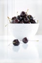 Dark cherries Royalty Free Stock Photo