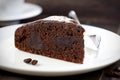 Dark chocolate cake Royalty Free Stock Photo