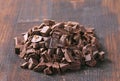 Dark chocolate chunks