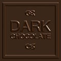 Dark Chocolate Square