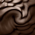 Dark chocolate swirl Royalty Free Stock Photo