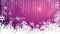 Dark Christmas background with snowflakes