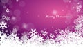 Dark Christmas background with snowflakes Royalty Free Stock Photo