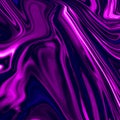 Dark chromatic purple liquid abstract illustration