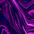 Dark chromatic purple liquid abstract illustration