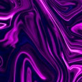 Dark chromatic purple liquid abstract illustration