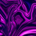 Dark chromatic purple liquid abstract illustration