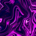 Dark chromatic purple liquid abstract illustration