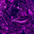 Dark chromatic purple liquid abstract illustration