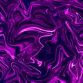 Dark chromatic purple liquid abstract illustration