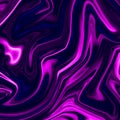 Dark chromatic purple liquid abstract illustration