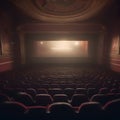 dark Cinema hall, AI-generatet