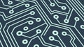 Dark circuit board texture: high-tech abstract background, vector design Generative AI Royalty Free Stock Photo