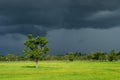 Dark Cloud of Rainy Season