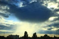 Dark cloud with unusual shape