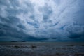 Dark clouds coming Royalty Free Stock Photo