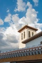 Dark clouds above mosque in Albaicin, Granada