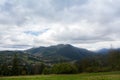 Landscape in Carpathians in auturmn