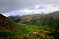 Sunlight on the Dunmail Raise valley