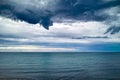 Dark Clouds over sea