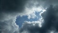 Clouds rainstorms Royalty Free Stock Photo