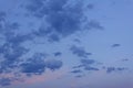 dark clouds sky after sunset Royalty Free Stock Photo