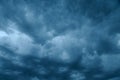 Stormy clouds in the sky Royalty Free Stock Photo