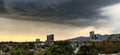 Dark clouds sunset islamabad unedited green