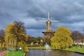 Dark clouds windmill