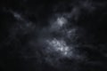 Dark cloudspace with stormy clouds