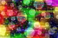 Dark color bokeh background