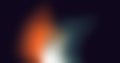 Dark color gradient background, grainy gradient luminous color splash wave, abstract noise texture gradient, orange white black