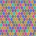 The Dark Colorful Parallelogram Pattern Design Royalty Free Stock Photo