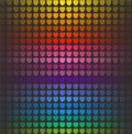 The Dark of Colorful of Shield Pattern Wallpaper