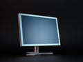 Dark computer display monitor Royalty Free Stock Photo