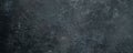 dark concrete background, Long banner format. top view Royalty Free Stock Photo