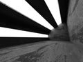 Dark concrete empty room interior. Architecture background Royalty Free Stock Photo