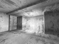 Dark concrete empty room interior background Royalty Free Stock Photo