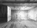 Dark concrete room interior. Abstract architecture industrial ba Royalty Free Stock Photo