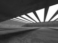 Dark concrete room interior. Abstract architecture industrial ba Royalty Free Stock Photo