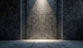 dark concrete texture with spotlight in middle for bold statement slides Royalty Free Stock Photo